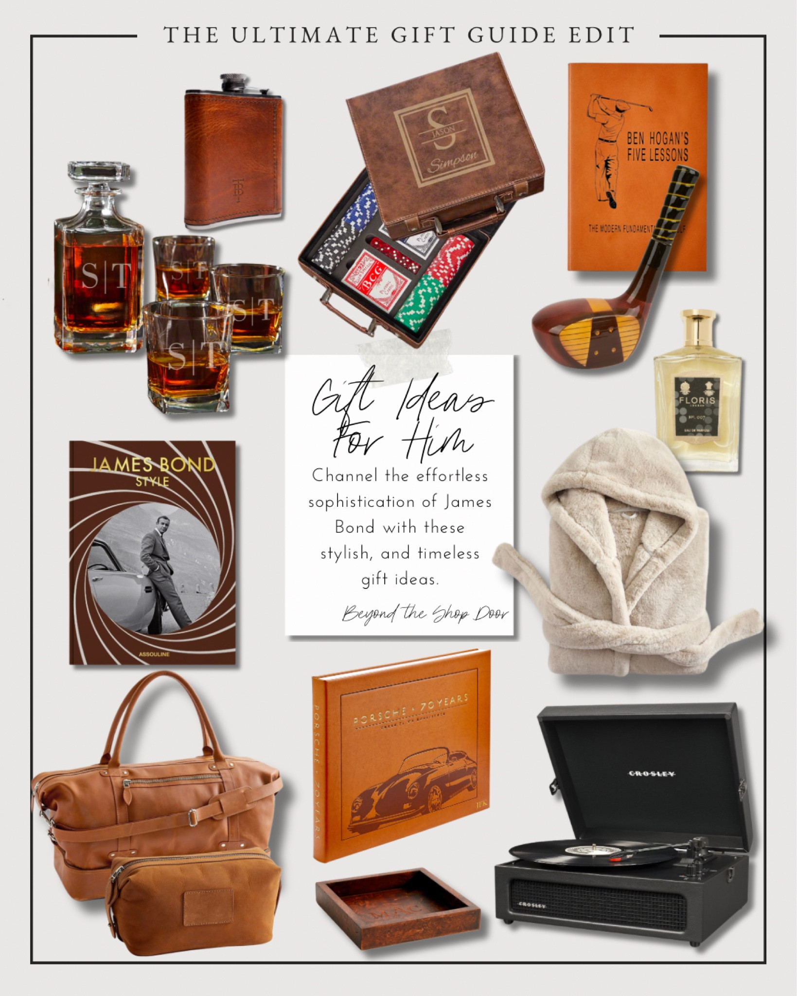 Gift Ideas for Him - James Bond Style

Channel the effortless sophistication of James Bond with these  stylish, and timeless gift ideas.

#LTKMens #LTKOver40 #LTKGiftGuide