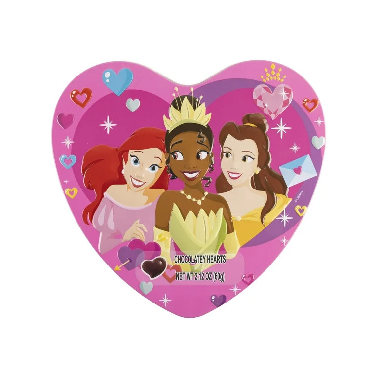 Disney Princess Heart Tin with 10 pieces of Chocolate | Walmart (US)
