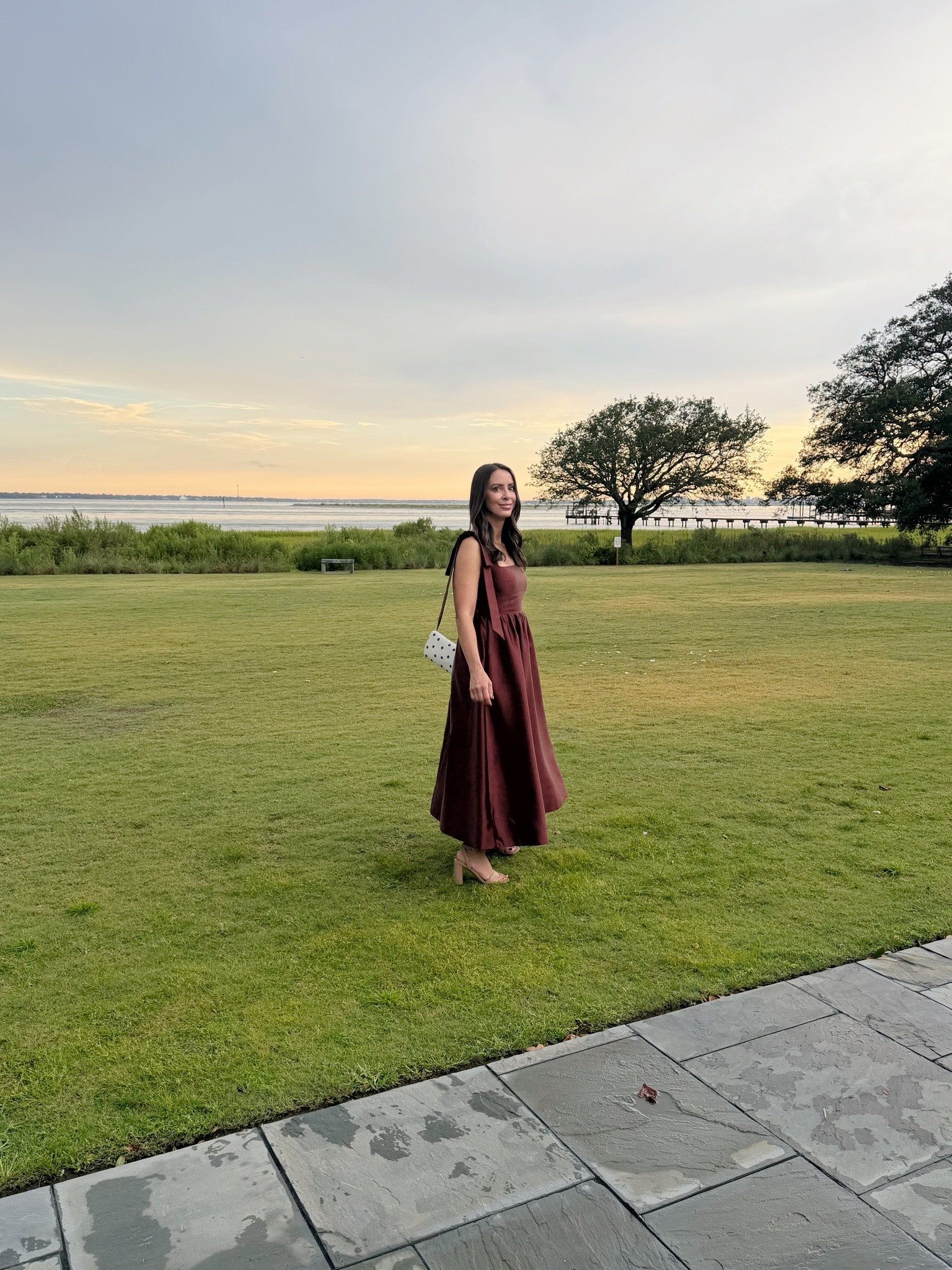 Charleston wedding guest outfit- family of the bride, silk cocktail dress, red, garnet, maroon

#LTKmomlife #LTKWedding #LTKgrwm