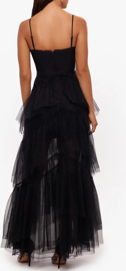 Tiered Tulle Ruffle Gown | Nordstrom