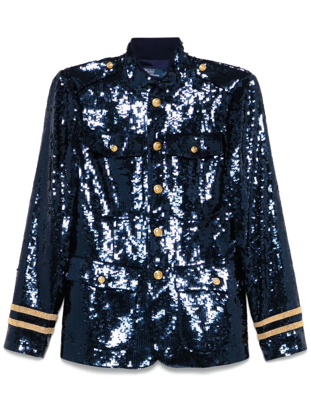 Polo Ralph Lauren Sequinned Jacket | Blue | FARFETCH | Farfetch Global