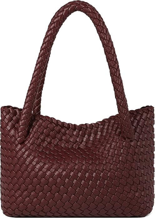 Woven Tote bag Clutch Set for Women | Amazon (US)