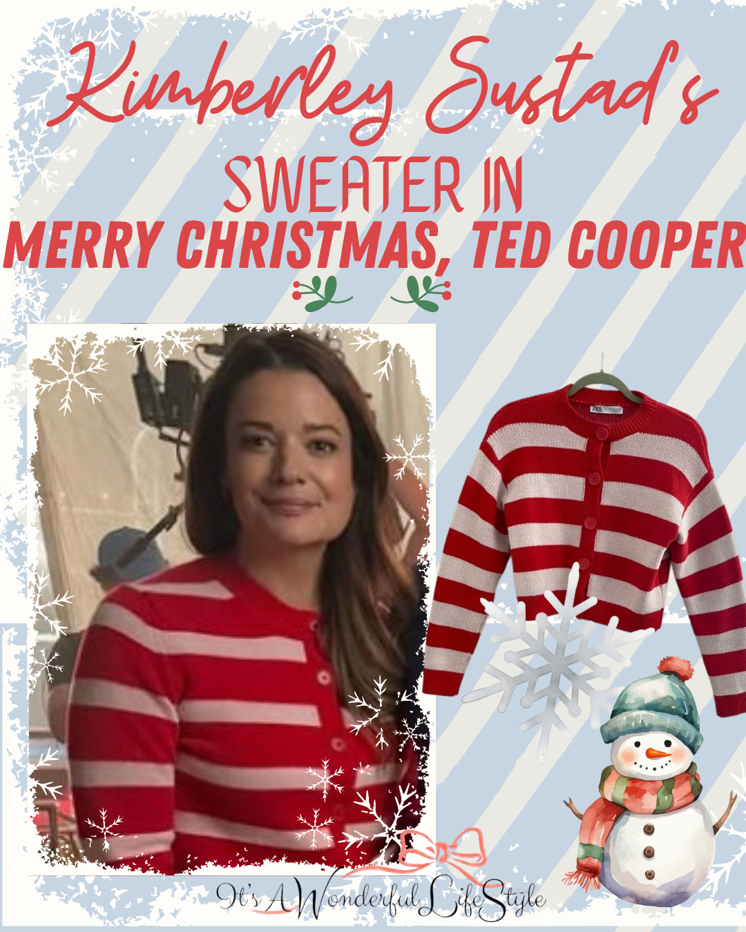 Get Kimberley Sustad's Candy Cane-inspired Striped Cardigan seen in the New Holiday Movie...
"Merry Christmas, Ted Cooper" 

 #LTKHoliday #LTKSeasonal #LTKStyleTip