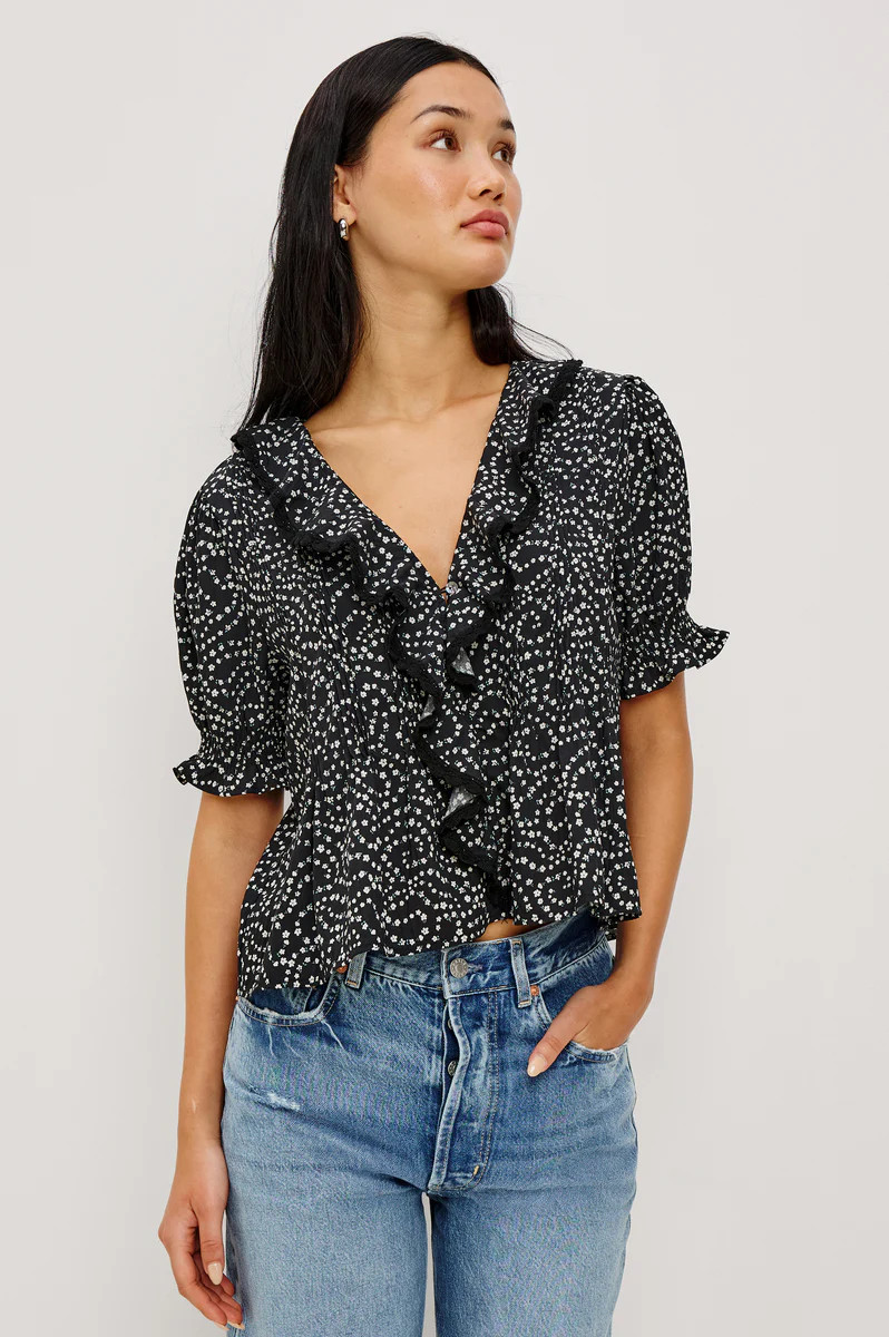 BLOOM SHIRT - MINI CHAIN DAISIES | Rails