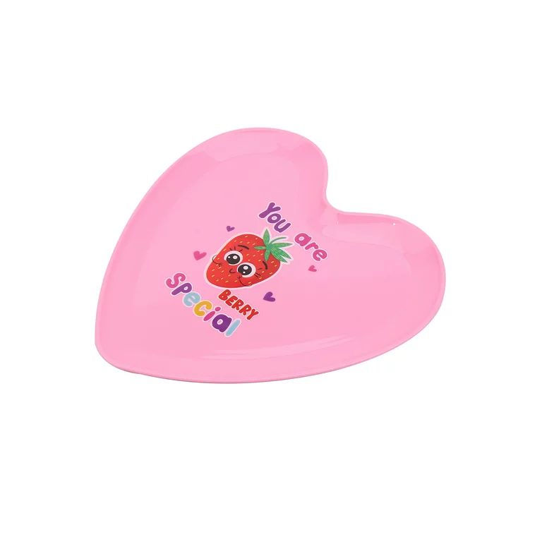 Way To Celebrate HEART PLATE STRAWBERRY | Walmart (US)