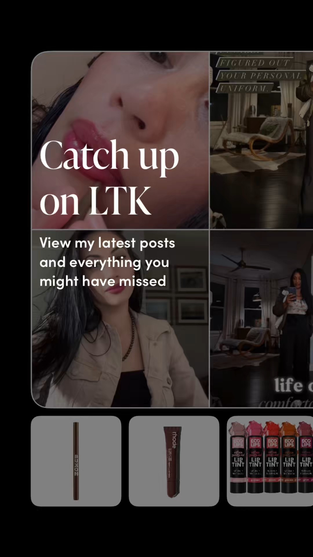 Sharing a little catch-up moment on LTK 🤍

These are the looks and beauty staples I’ve been reaching for on repeat — effortless layers, soft glam, and pieces that work for real life (not just photos).

If you’ve missed a few posts or want everything linked in one place, it’s all saved and organized on my LTK.
Tap through to shop what I’m actually wearing, re-wearing, and keeping in rotation.

✨ Easy to save. Easy to wear. Easy to come back to.


#LTKgrwm #LTKdayinmylife #LTKootd