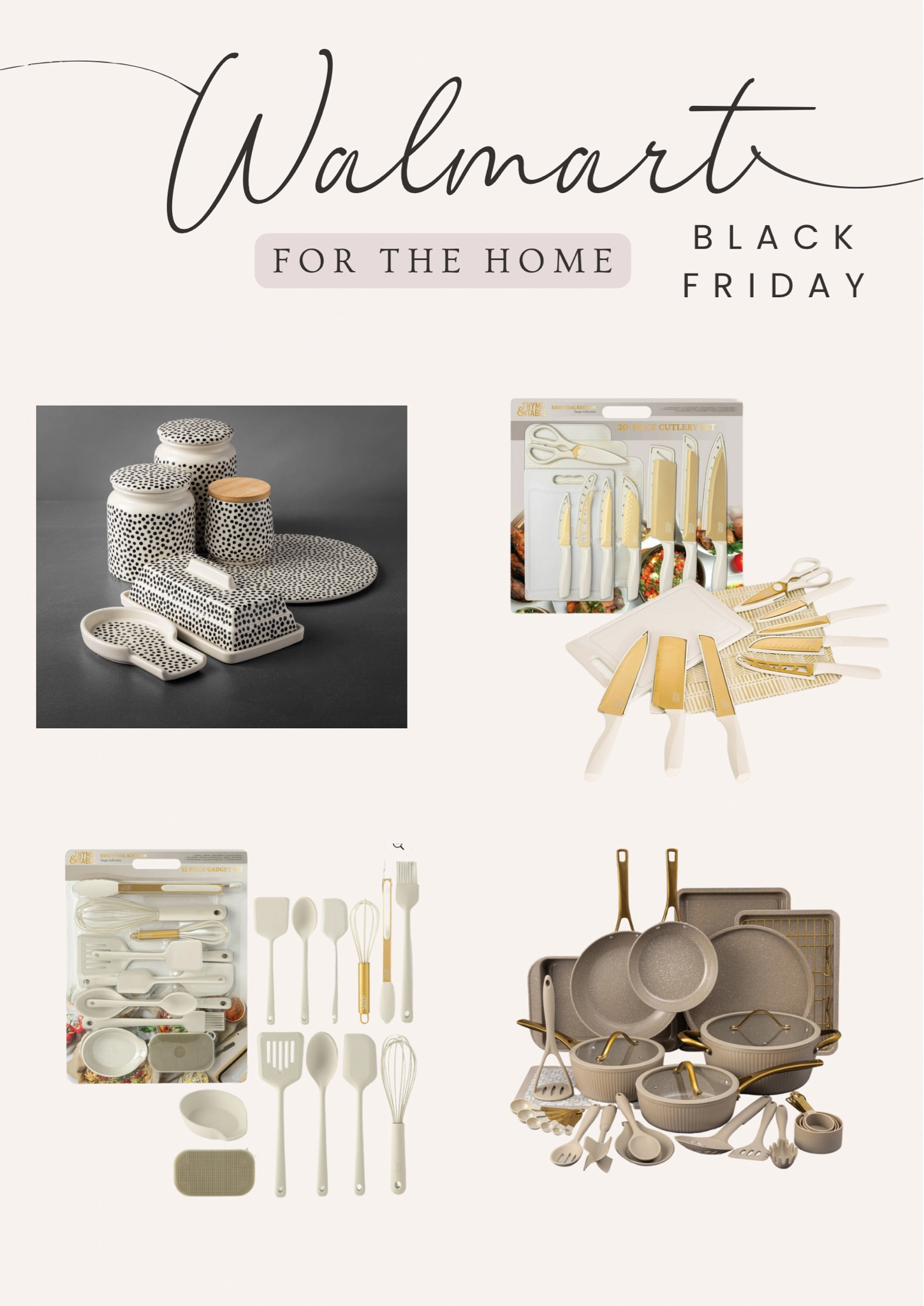 Walmart Black Friday For The Home! Loving all of these nice kitchen sets by Thyme & Table! 

#LTKSaleAlert #LTKGiftGuide #LTKHome