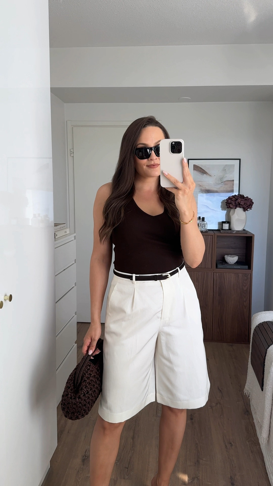 Brown & White for summer 🤍

#LTKootd