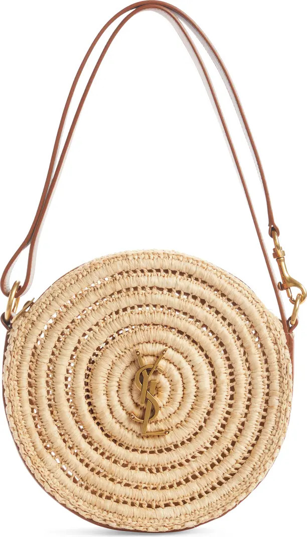 Woven Raffia Round Crossbody Bag | Nordstrom