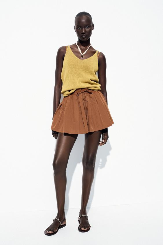ELASTIC WAIST SHORTS | Zara US