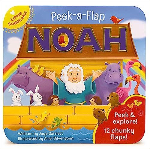 Peek-a-Flap Noah - Children's Lift-a-Flap Board Book Gift for Easter, Christmas, Communion, Bapti... | Amazon (US)