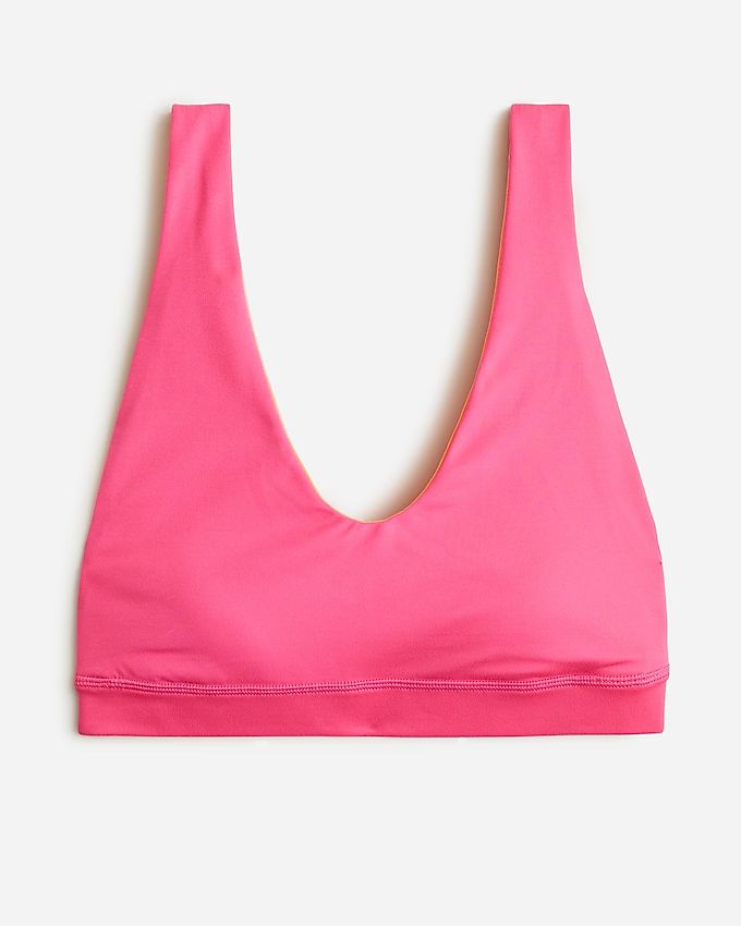 CloudStretch V-neck sports bra | J.Crew US