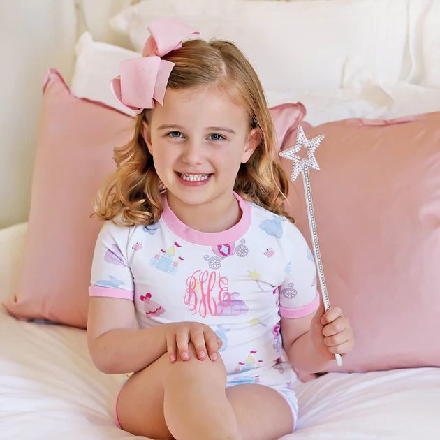 Fairytale Princess Print  Short Pajamas | Classic Whimsy