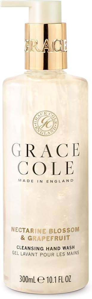 Grace Cole Nectarine Blossom and Grapefruit Hand Wash 300ml - Essential Oils - Moisturising Liqui... | Amazon (UK)