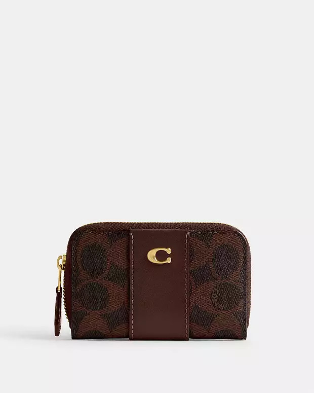 Essential Small Zip Around Card Case | Coach (US)