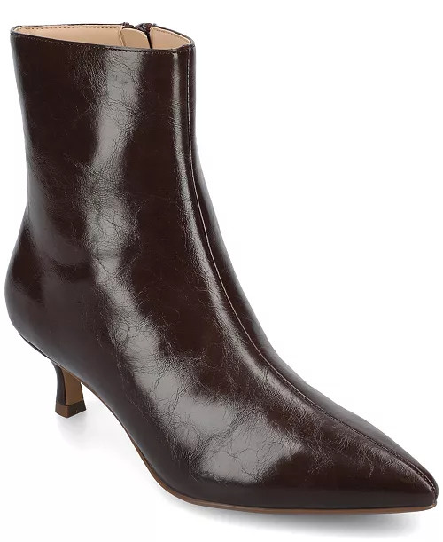 Women's Arely Kitten Heel Pointed Toe Dress Booties | Macy's