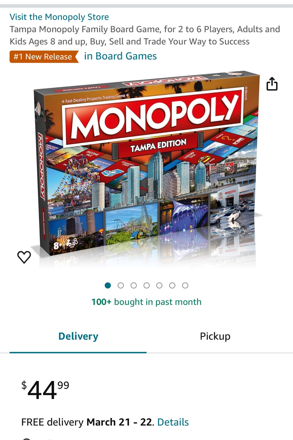 Tampa Monopoly is here! Ours comes in tomorrow. Highly recommend ordering soon before they sell out

#LTKfamily #LTKhome #LTKfindsunder50