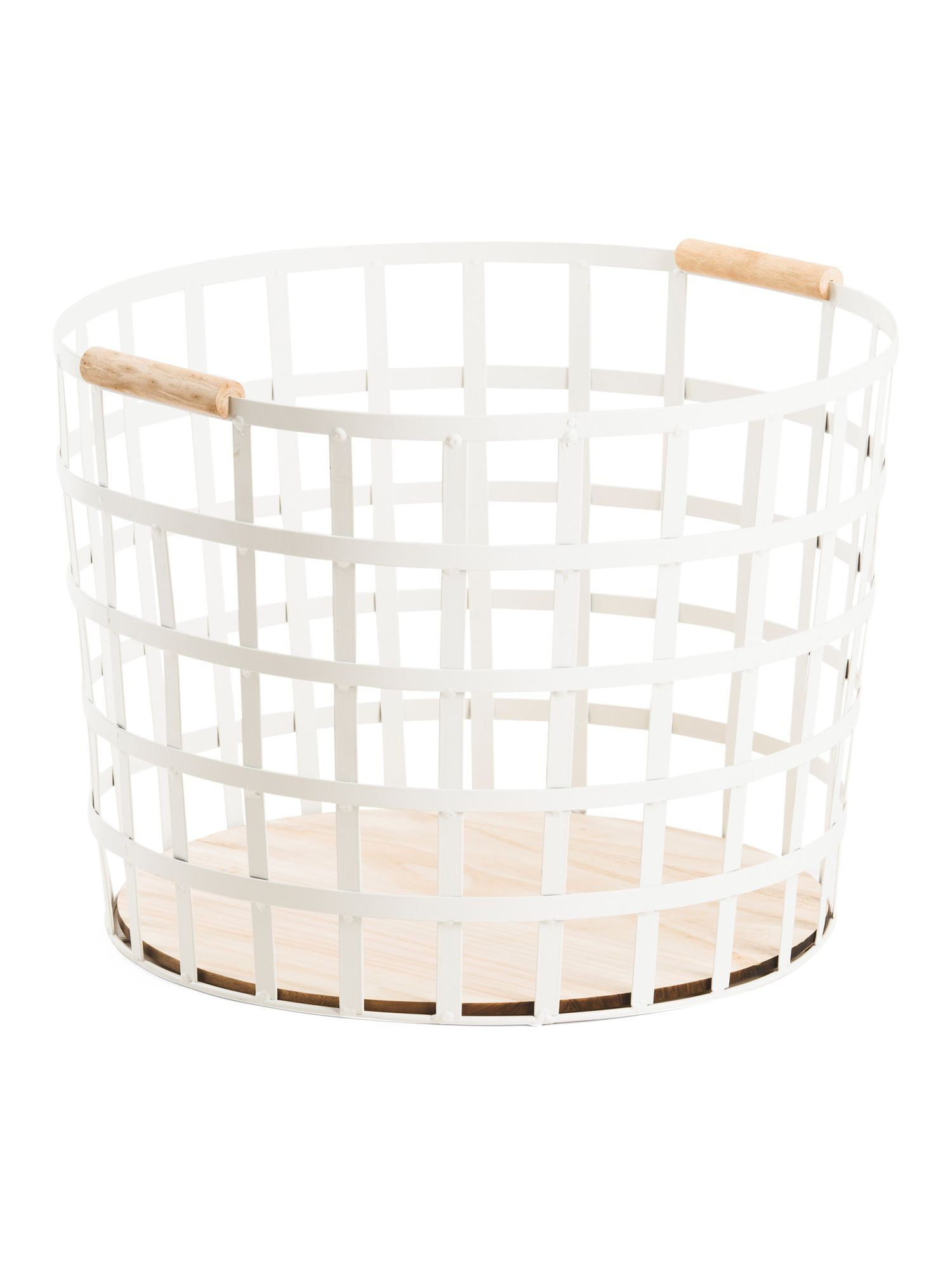 Large Flat Metal Desk Top Basket | TJ Maxx