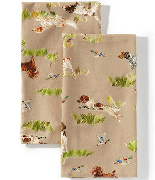 Southern Living Hunting Dog Collection Kitchen Towel Set | Dillard's | Dillard's