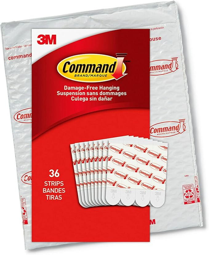 Command Medium Refill Adhesive Strips, Damage Free Hanging Wall Adhesive Strips for Medium Indoor... | Amazon (US)
