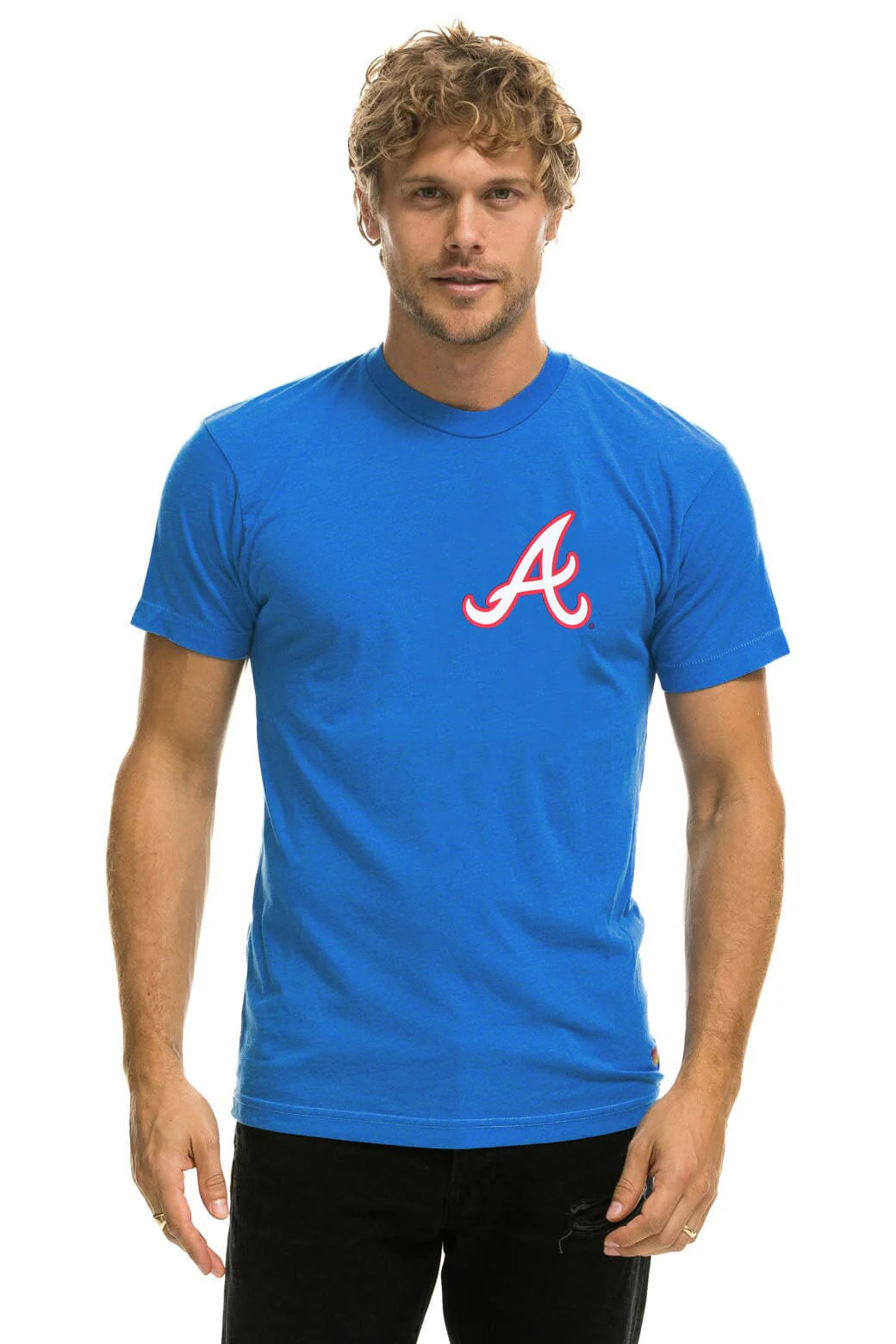 ATLANTA BRAVES 2026 CREW TEE - COBALT | Aviator Nation