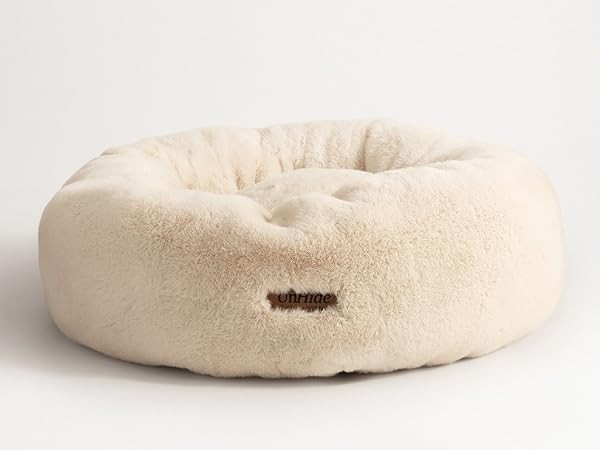 UnHide Floof Pet Bed - Medium (28" x 10") - Extra Soft Dog Bed - Removable Faux Fur Cover - Machine  | Amazon (US)