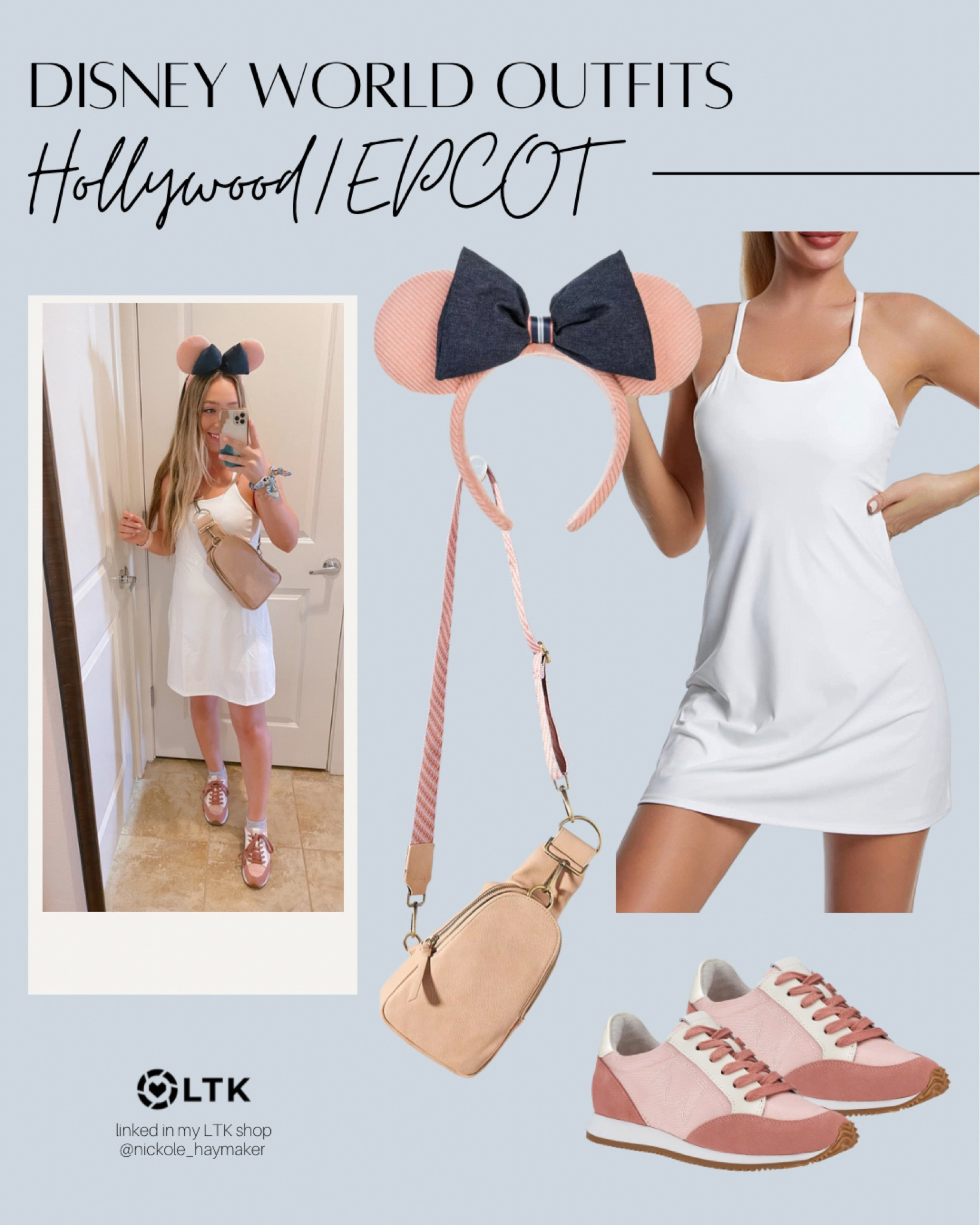 Park Hopper Day at Disney! Loved wearing this tennis dress with built in shorts - perfect for a Disney day  

#LTKtravel #LTKfit #LTKshoecrush