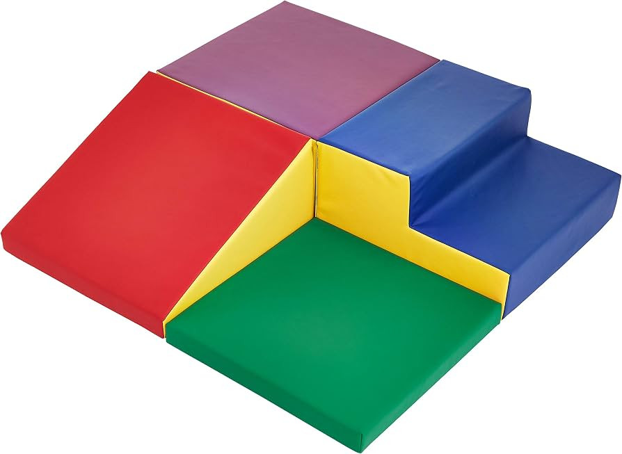 Amazon Basics Kids Soft Play Corner Climber, 4-Piece | Amazon (US)