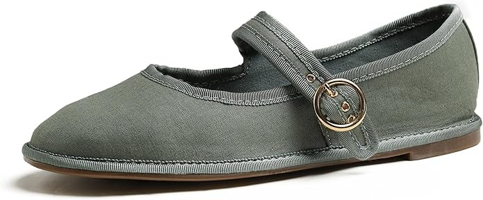 Feversole Women's Soft Breathable Mary Jane Memory Foam Cushioned Comfort Round Toe Metal Buckle ... | Amazon (UK)