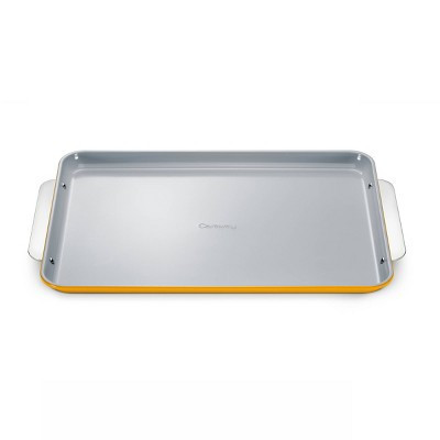 Caraway Home 18" Nonstick Ceramic Baking Sheet Marigold: Large Rectangle Aluminized Steel Pan, Hand Wash, 1 Year Warranty | Target
