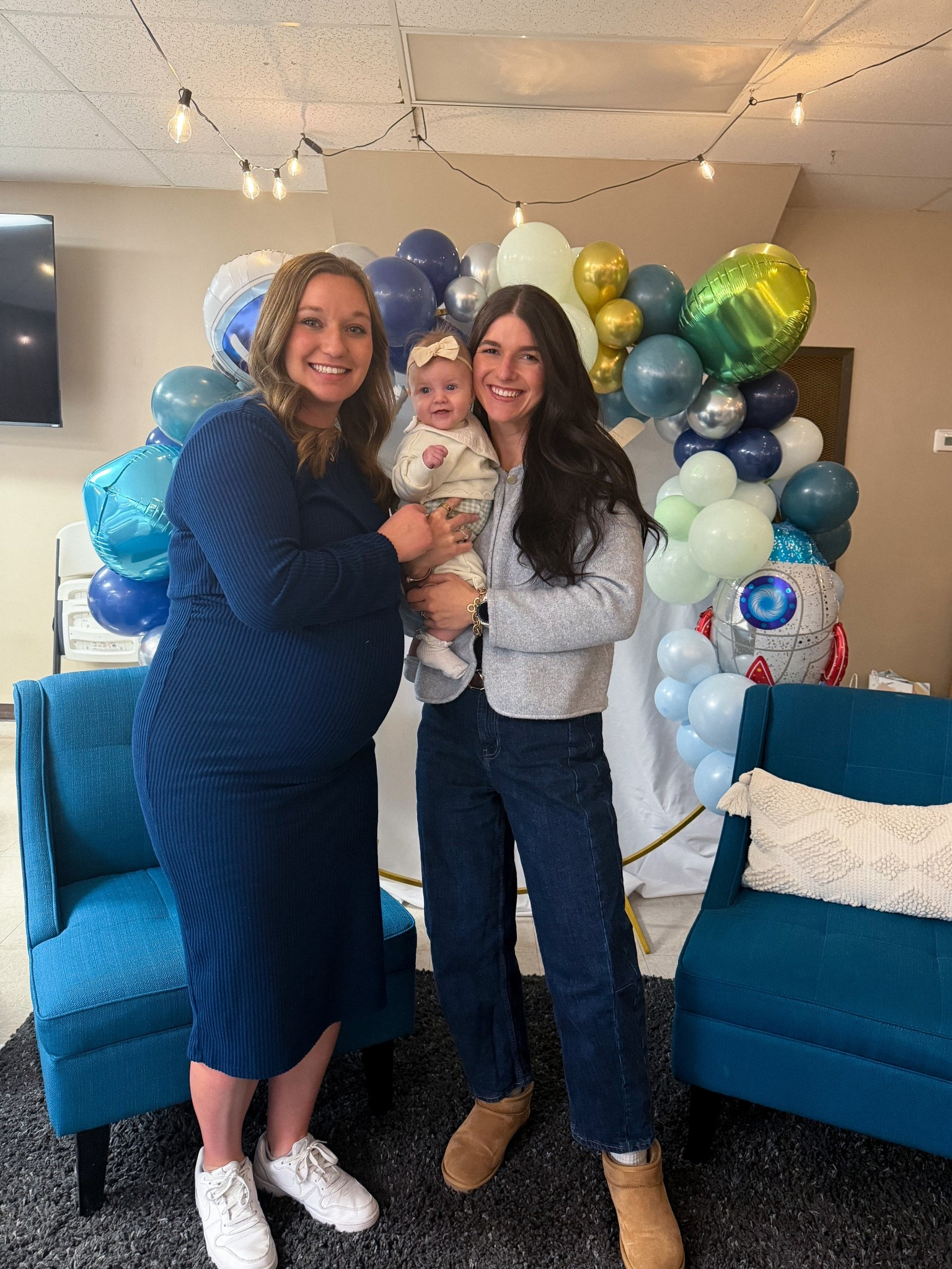 Thrifted American Eagle Cardigan (linked similar option) + Old Navy Barrell Jeans! 
+ Palmers matching set! 

#LTKootd #LTKmomlife