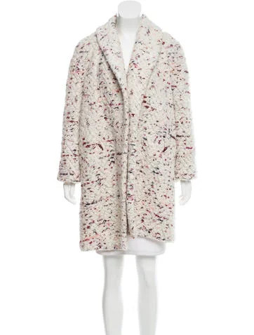 Elizabeth and James Textured Bouclé Coat | The Real Real, Inc.