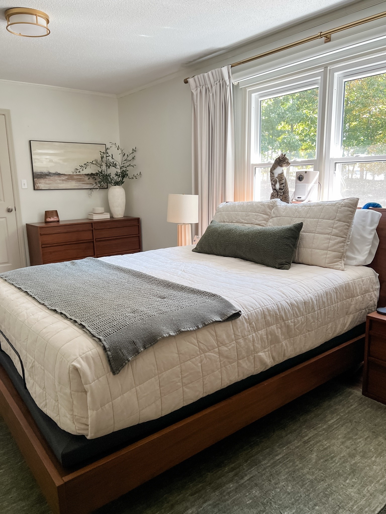 My bedroom is simple and easy to maintain and I love it that way. No piles of pillows, no complicated duvets, and no clutter. 😌

#LTKHome #LTKOver40 #LTKSaleAlert