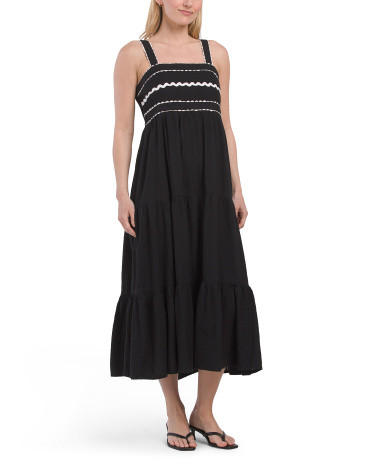 Ric Rac Detail Maxi Dress For Women | TJ Maxx