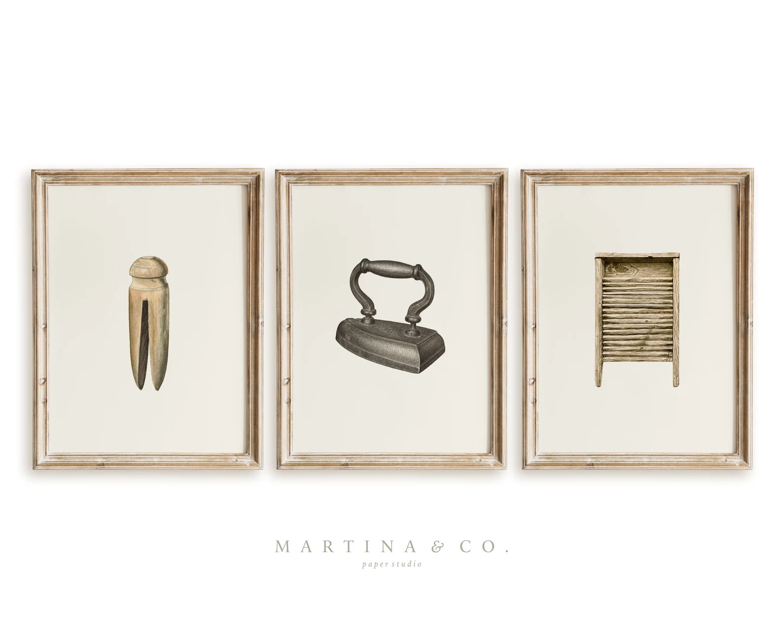 Set of 3 Vintage Laundry | Vintage Painting | Digital PRINTABLE Wall Art | Etsy (Global)