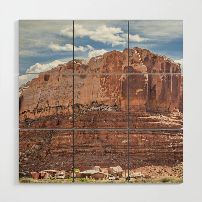 Utah Living Wood Wall Art | Society6