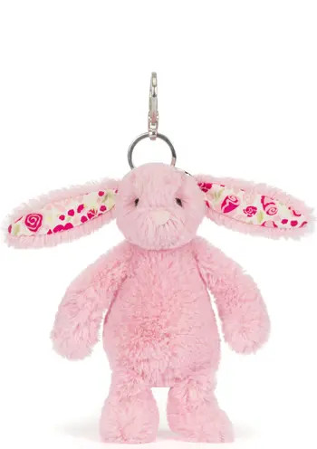 Blushkin Blossom Bunny Stuffed Animal Bag Charm | Nordstrom
