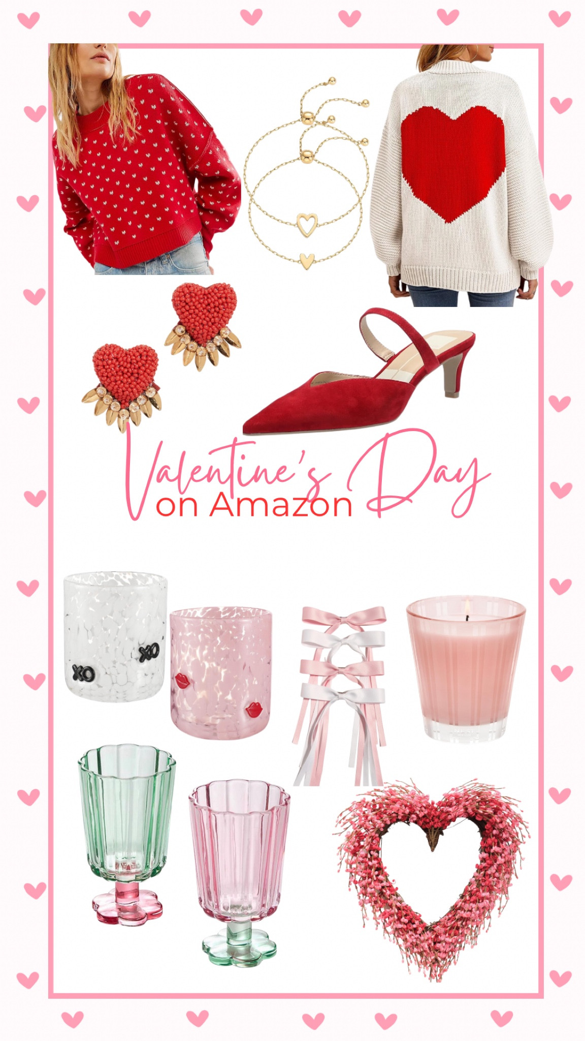 Lots of love on Amazon! Valentine’s Day outfits, accessories, home decor, and gifts! Spread the love this season ♥️💌

#LTKGiftGuide #LTKSeasonal #LTKFindsUnder100