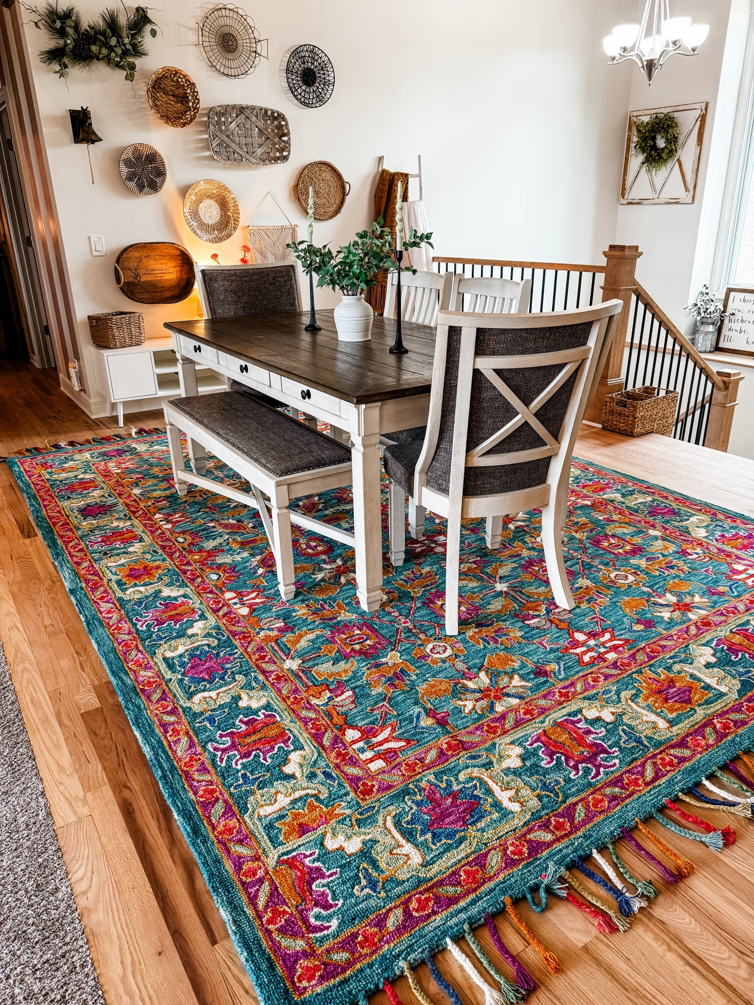 Colorful Living room rug 

#LTKFamily #LTKHome