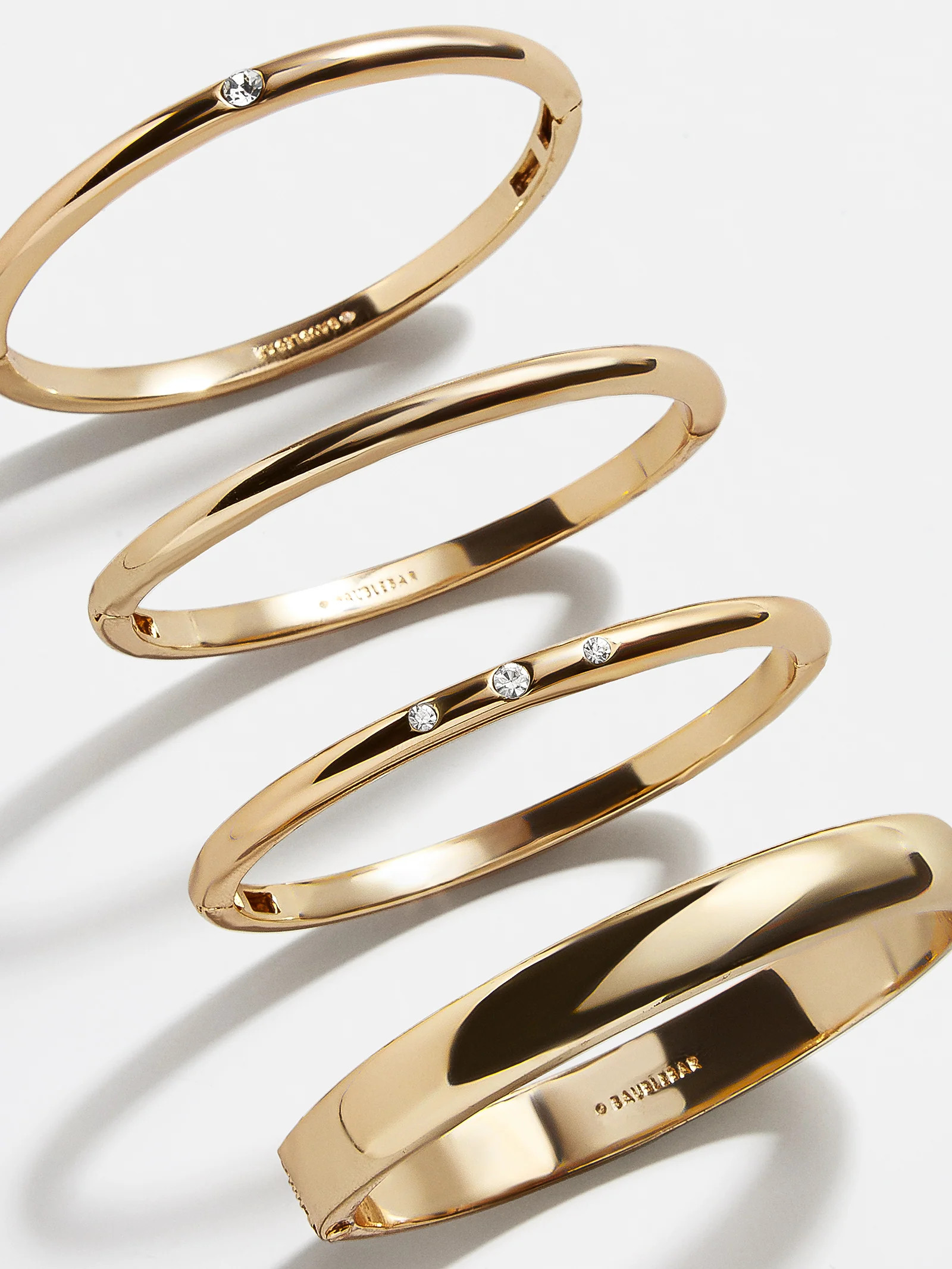 Nadia Hinge Bangle - Thin Bangle | BaubleBar (US)