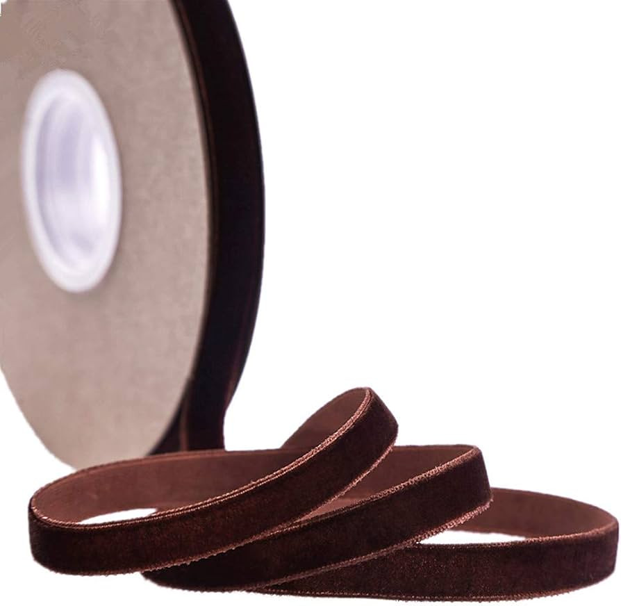 Ribbon for Crafts -Wholesale Bulk 20 Yard 3/8 5/8 1Inch Velvet Ribbon for Gift Package Wrapping F... | Amazon (US)