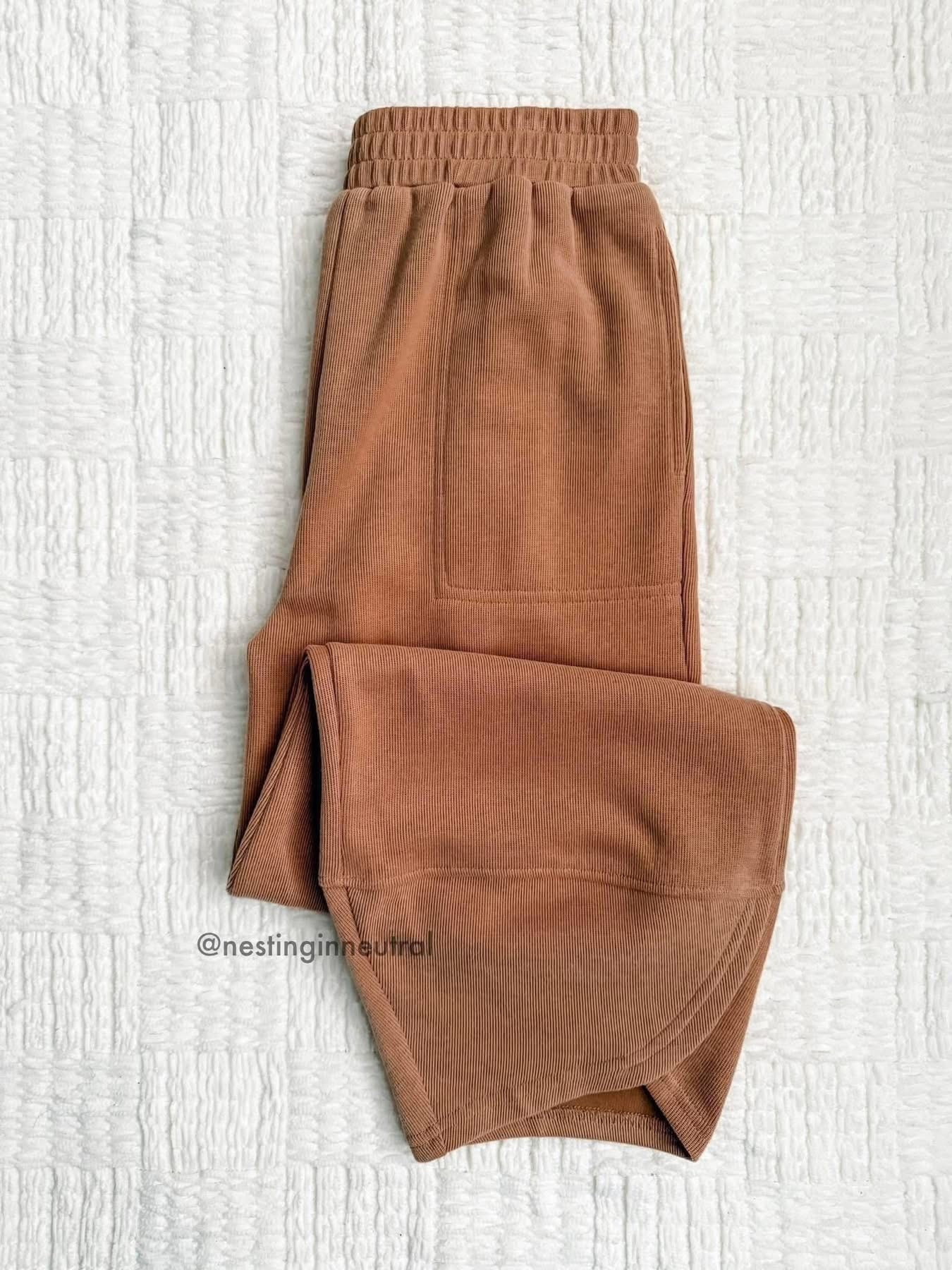 ON S@LE‼️ Okay guys, these pants are SO good!! Insanely comfy with a slightly heavier ribbed fabric (not too thick, not too thin) and the fit is perfectly on trend. Tons of gorgeous colors to choose from 😍 I’ll be living in them all winter & spring! Color pictured has limited sizes, but more colors available.

Travel,pants,lounge,comfy 

#LTKTravel #LTKSaleAlert #LTKActive