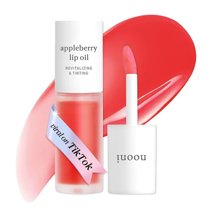 NOONI Korean Lip Oil - Appleberry | Long-Lasting, Moisturizing, Plumping, Revitalizing for Dry Li... | Amazon (US)