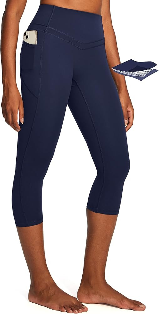 IUGA Capri Leggings for Women Tummy Control Compression Leggings Workout High Waist Athletic Yoga... | Amazon (US)