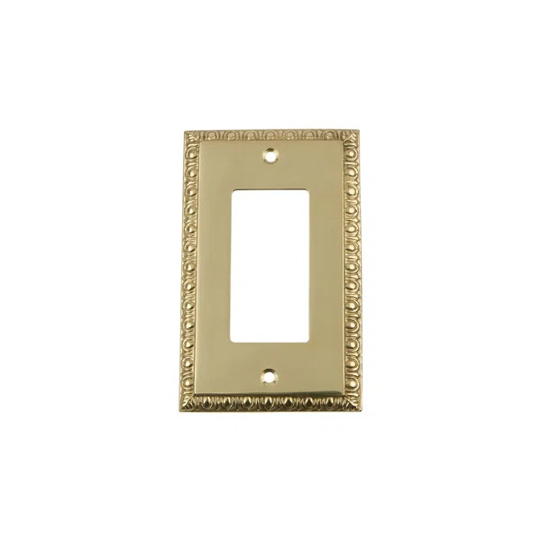 Egg and Dart 1-Gang Rocker Wall Plate | Wayfair North America