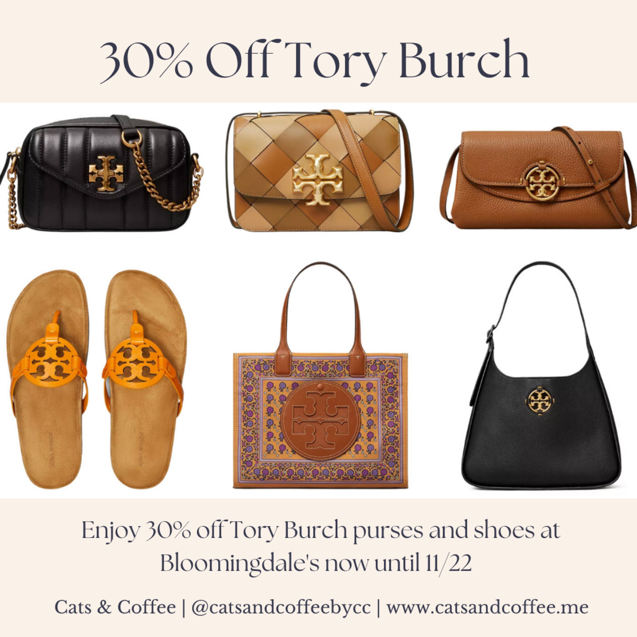 Now through 11/22, select Tory Burch purses and shoes are on sale for up to 30% off. Shoe size selection is pretty limited, so I am focusing mostly on the handbags included in the sale.

#LTKitbag #LTKsalealert #LTKshoecrush