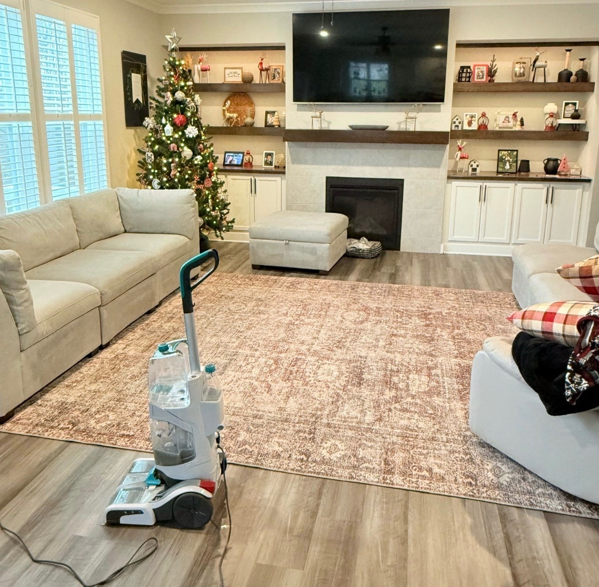 This carpet cleaner is also an upholstery cleaner can clean your rugs, carpet, furniture stairs etc it makes it so easy and the smart wash technology is a game changer and IT DOESNT LEAK! 

#LTKSaleAlert #LTKGiftGuide #LTKHome