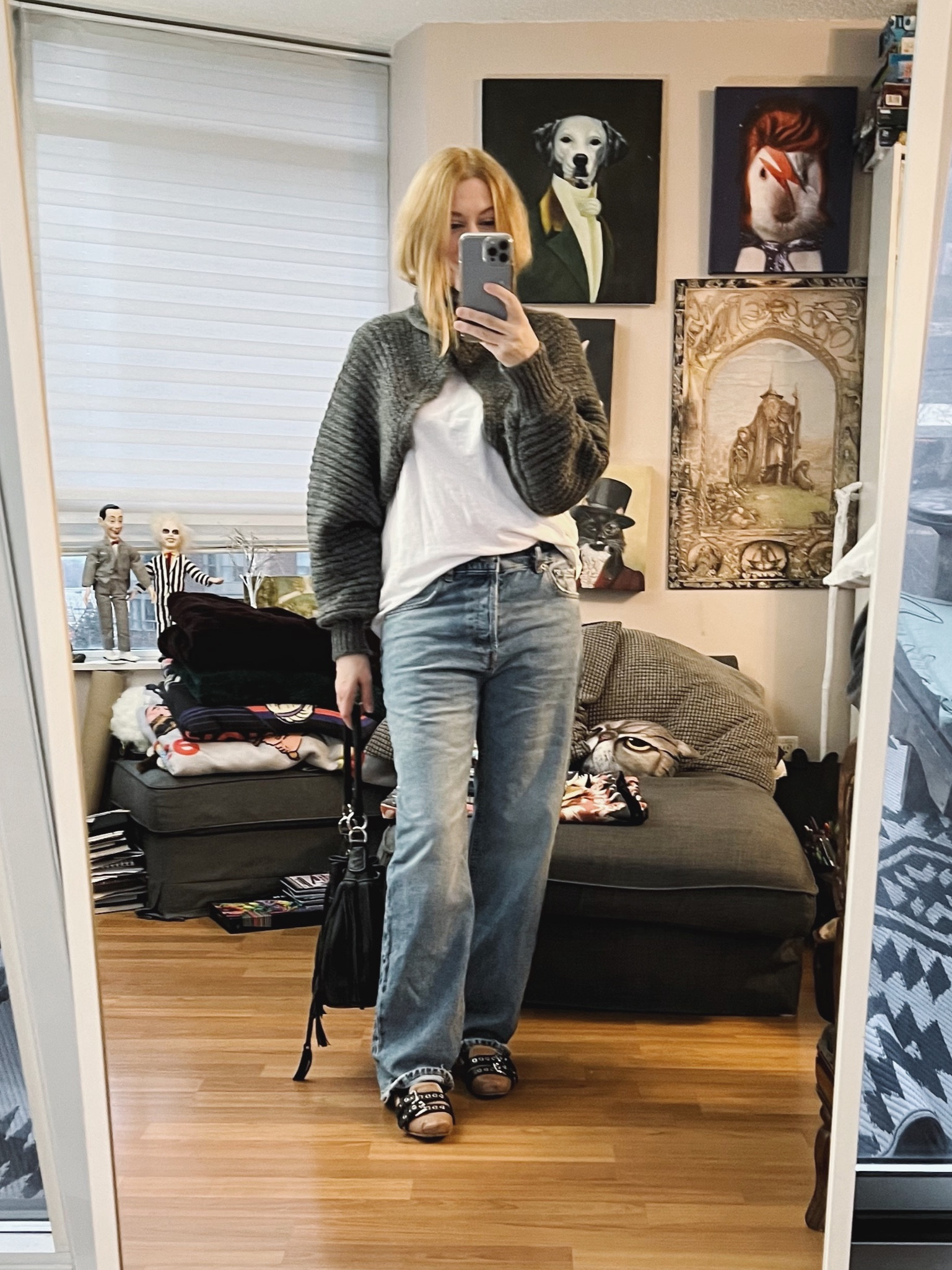 I’m doing two dumb things. 1. I’m going to the grocery sature on an empty stomach, and 2. I don’t have a list.
•
.  #winterLook  #StyleOver40  #layers   #miuMiuflats  #secondhandFind #balletflats #shrug #FashionOver40  #basics #MumStyle #genX #genXStyle #genXInfluencer #poshmarkFinds #secondhandDesigner #WhoWhatWearing #genXblogger #secondhandDesigner #Over40Style #40PlusStyle #Stylish40s #styleTip  #HighStreetFashion #StyleIdeas


#LTKshoecrush #LTKSeasonal #LTKstyletip