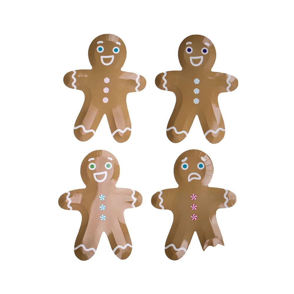 Gingerbread Men Dessert Plates | Shop Sweet Lulu