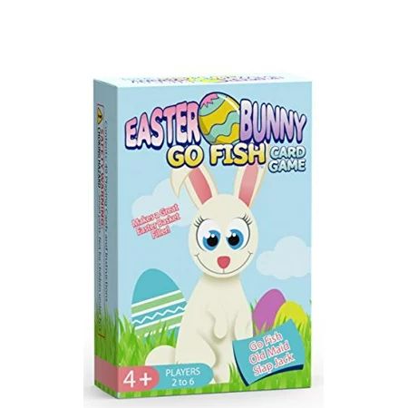 Easter Bunny Go Fish Card Game for Kids - Play Go Fish, Old Maid, and Slap Jack - 3 Fun Classic Kids | Walmart (US)